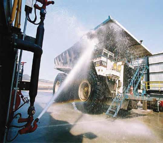 Heavy Vehicle Wash Our vehicle wash units are designed to take the manual labour out of washing mine vehicles both small and large by the use of automation.