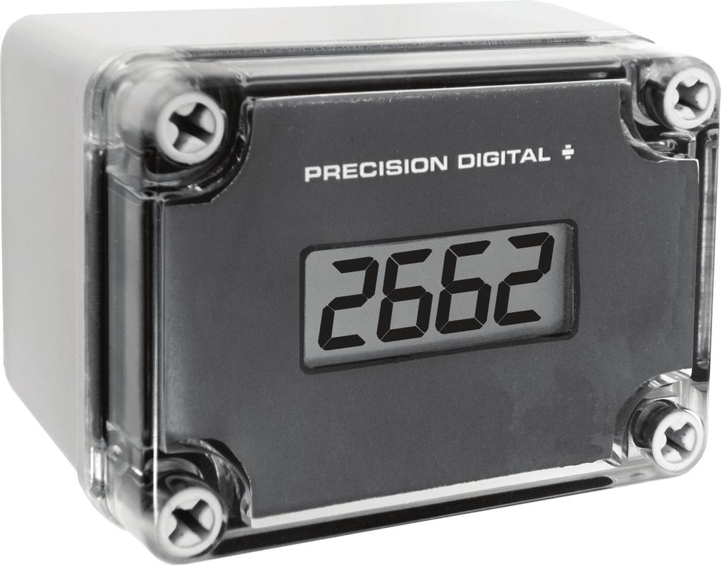 PD662 Loop-Powered Meter C US 4-20 ma Input Loop-Powered -1999 to 2999 Display Easy Four-Button Programming NEMA 4X