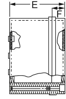 MOUNTING DIMENSIONS Figure 5. Case Dimensions Front View Figure 6. Case Dimensions Side View A: 3.15 in (80 mm) B: 4.33 in (110 mm) C: 2.