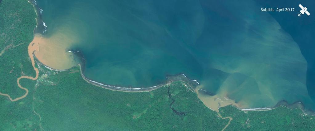 Case study 2: New Hanover island SABLs in New Ireland Province Satellite image: DigitalGlobe 2017