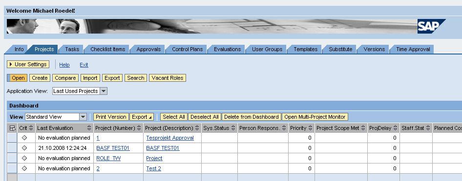 additional tab strip in SAP Project