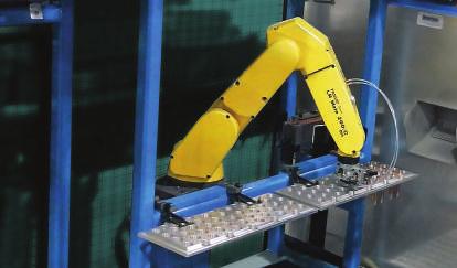 associated with a FANUC robotic turnkey system designed, built, and integrated by Wauseon Machine is typically 98% to 100% when proper preventive maintenance practices are followed.