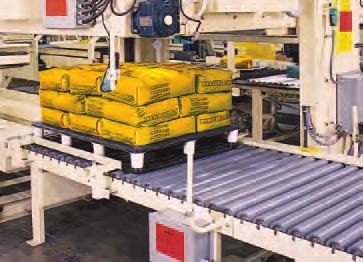 Each PFS palletizer is composed of independent modules, enabling it to be configured to fit virtually any space requirements.