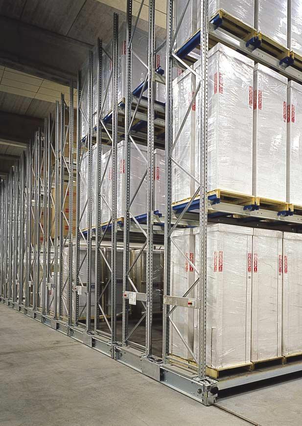 DYNAMIC PALLET STORAGE SYSTEMS Dexion gravity fed and powered mobile pallet storage systems offer the flexibility to tailor installations to your exact requirements, maximising both operating