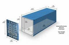 FULL CONTAINER LOADS FULL CONTAINERS 20, 40 40HIGH CUBE, 45 WEIGHT LIMITATION: 21,000KGS (DUE TO FOREIGN ROAD LIMITATIONS) Cubic Container