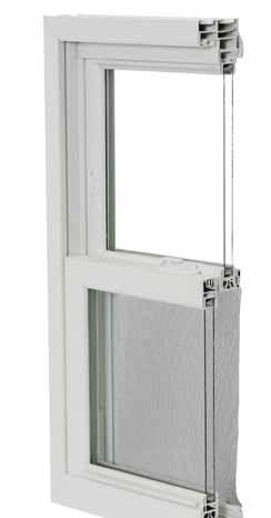 mainframe offers a stylish exterior appearance + Positive-action deluxe cam lock provides optimal security (2 locks standard at 27 1 4" or wider) + Interlocking sashes help block out drafts + Half