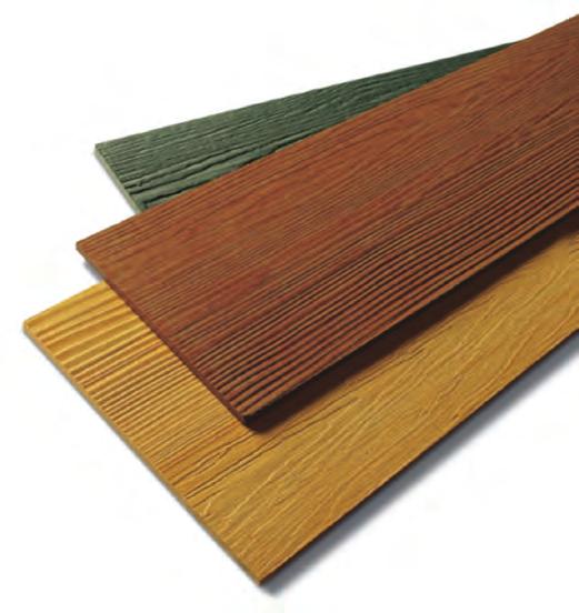 CertainTeed WeatherBoards Fiber Cement Product Description CertainTeed WeatherBoards siding with and without recycled content are two fiber cement-based siding products offered today and in the past