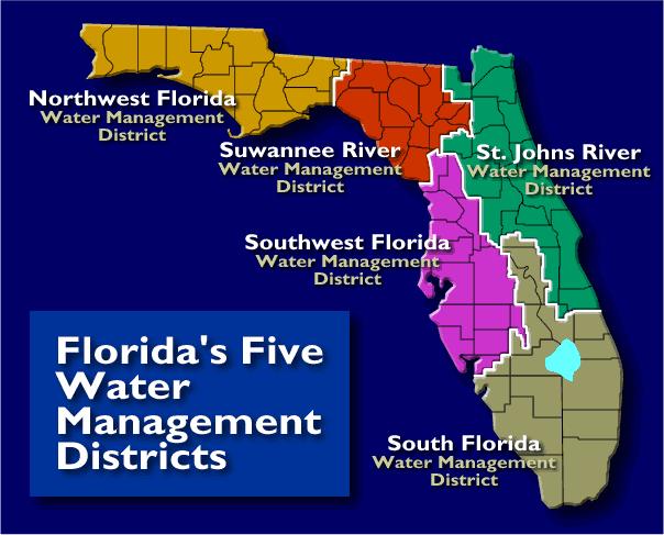 Watersheds Functions and Management 3 Figure 3. Five major basins of Florida (from SFWMD, 2004). Perdido Pensacola Choctawhatchee St. Andrews Apalachicola Chipola St. Marks Suwannee Nassau St.