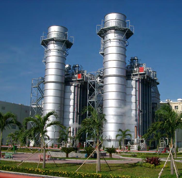 Power plant solutions 24_Steam Tail Solutions Steam tail / add-on Converting simple-cycle power plant to combined-cycle power plant The main equipments of addon are heat recovery steam generator