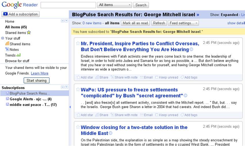 And pull it all into one place Use a Feed Reader: igoogle, Google Reader, Bloglines, or netvibes