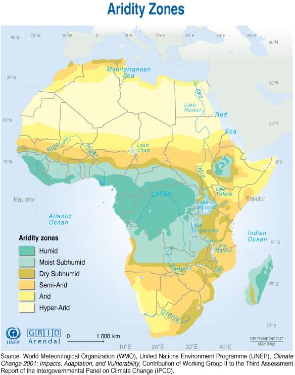 Potential Cassava Plantation Area: African Scenario Almost half of African Continent is suitable for Cassava Plantation.