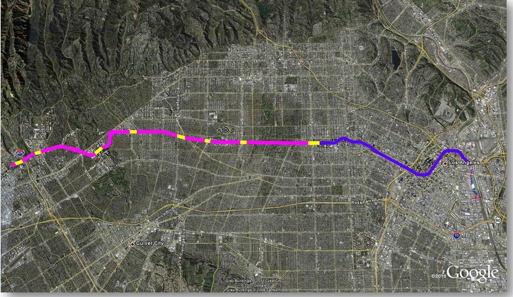 Westside Purple Line Extension Wilshire/ Rodeo Westwood/ UCLA Wilshire/ La Cienega Wilshire/ Fairfax Wilshire/ La Brea Existing