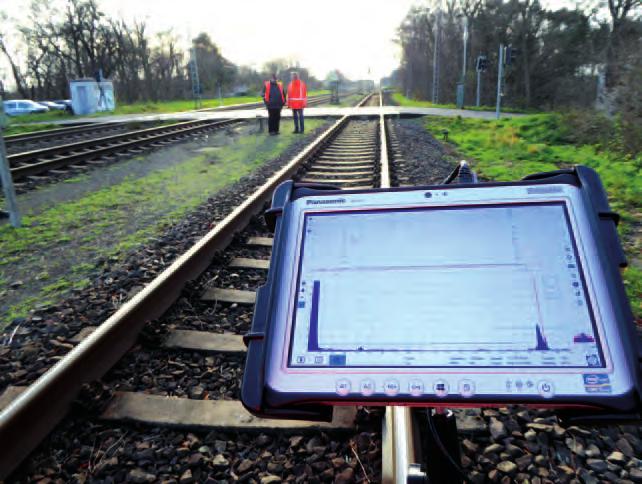 The data recorded during the scan, e.g. B-Scans, provide permanent documentation of the condition of the rails at the time of inspection.