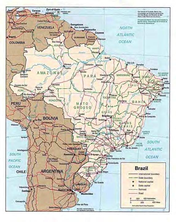 Driving Cattle North By 2010, in the state of Sao Paulo 800,000 hectares of