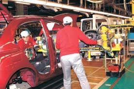 The module production system is being introduced into plants worldwide. (Oppama plant, Japan) Nissan Motor Ibérica, S.A.