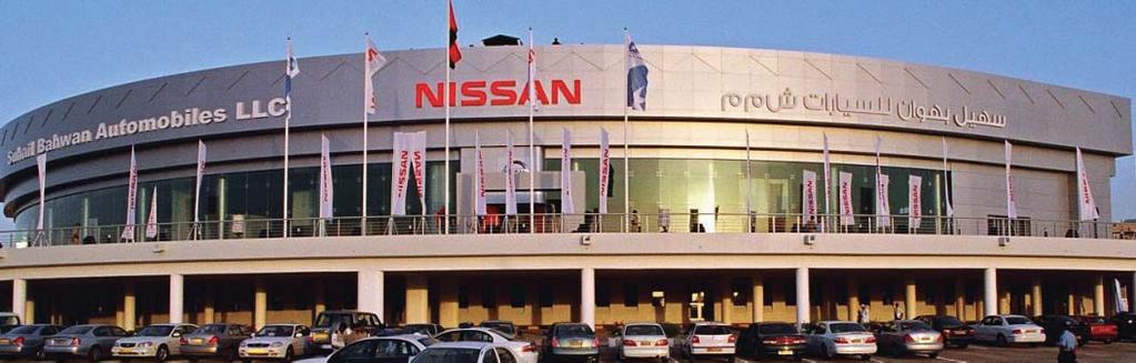 Oman becomes home to world s largest Nissan showroom on a global scale that properly reflect the Nissan brand.