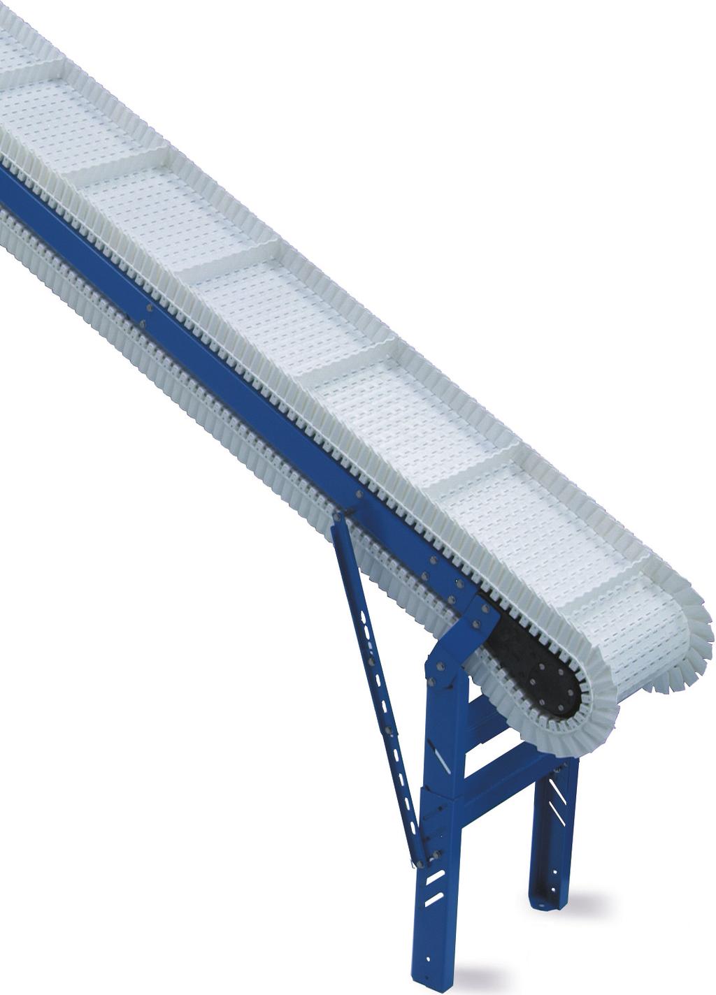 Conveyor Chain White, acetal plastic with stainless steel hinge