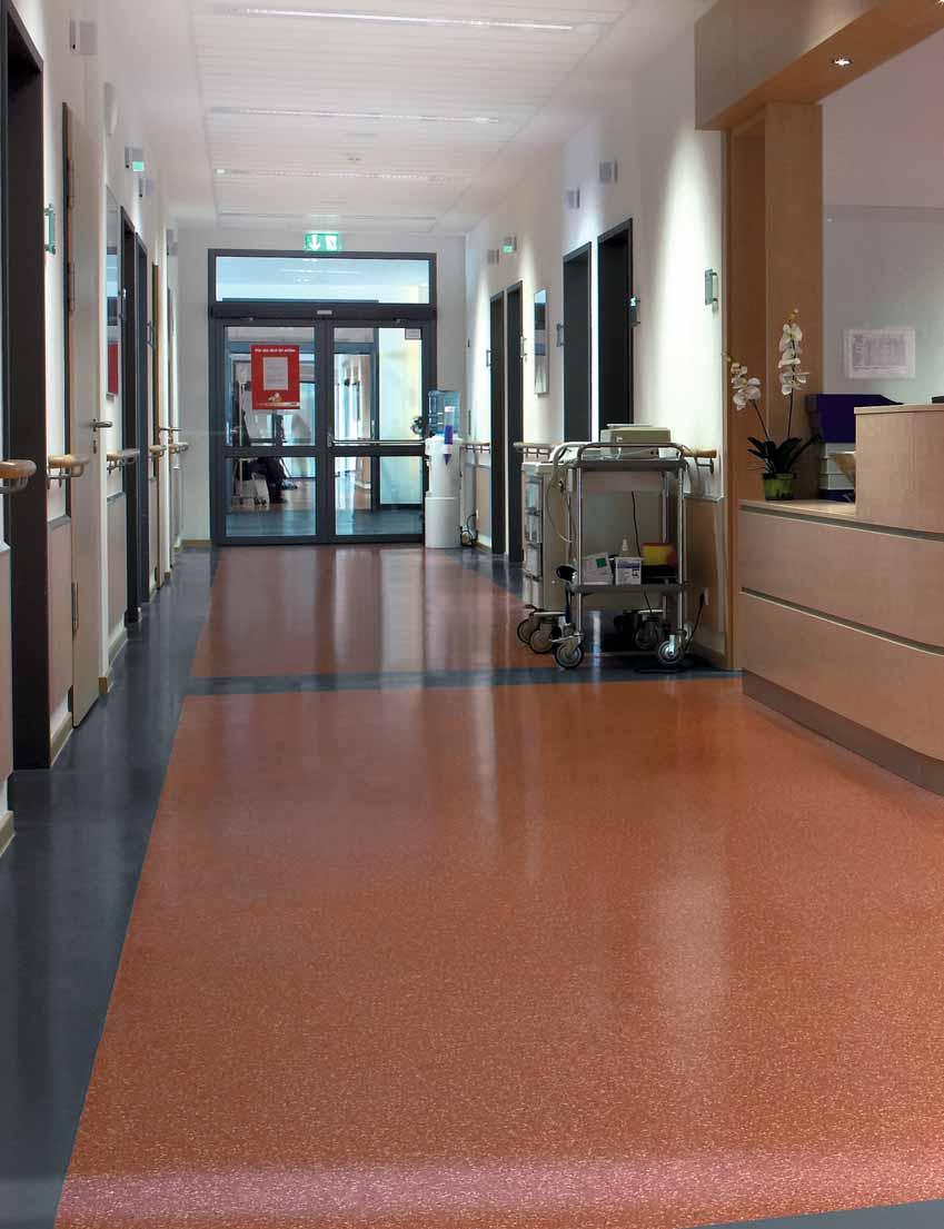 Emergency Departments durability, stain resistance, low maintenance nora flooring the solution for Emergency Rooms offers floor coverings that
