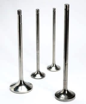 Engine Valves Valve Types Friction Welded Stellite Tip & Seat With Scrapper Reduced Stem Chrome Plated