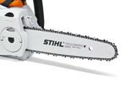 Available from spring 2014! NEW STIHL Carving E STIHL Rollomatic E Three-piece carving bar with a solid stellite tip and 0 cm bar STIHL Rollomatic ES length.