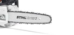 STIHL Rollomatic E Mini Light Lightweight guide bar. For easier work with pole pruners or when harvesting thin wood.