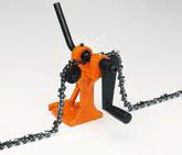 Not for Duro saw chains. Complete with swivel head and grinding wheels. Order No.