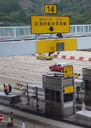 Core Business Electronic Toll Collection 48 lanes of 11 tolled tunnels / roads in HK Strong local support