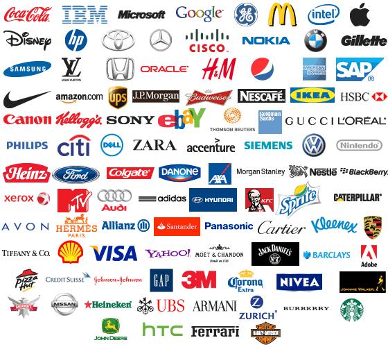 5.4. Name This image is a montage of different brand logos of successful companies, such as; Nike, Coca Cola, McDonalds and Apple.