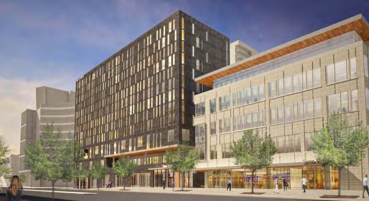 Image Credit: Hotel Born - Semple Brown / BOKA Powell Hotel Born & Office Tower Nears Completion in Union Station Redevelopment GE Johnson is at the helm for construction services for the Hotel Born