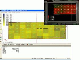 Map-based Variable Rate Fertilizer Applicator - A map is created with