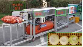 Integrated Processing System for Onion Harvests -The system includes three