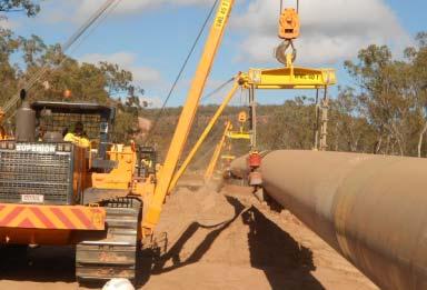 1,100 people now working on the 420-kilometre pipeline, targeting a Q2 2014 completion All pipeline manufactured and landed in Queensland Over 230