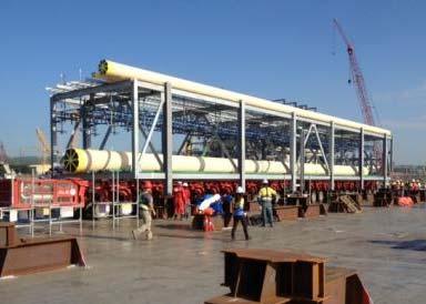 Batangas - First ten modules have been shipped 2,000 people currently working at the LNG plant module yard in Batangas - More than 3.