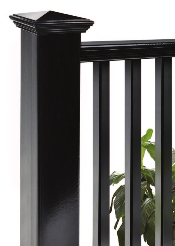 RailWays Universal Railing in Black Thanks to our modular design, you can customize colors and add a personal touch to your RailWays Universal Railing.