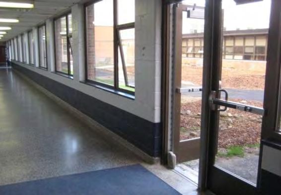 ECM #1: Retro-Commissioning Measures Heating Setpoint Optimization A review of the BMS system revealed that the hallway heating set points at Valley High School vary between 69 F and 74 F Doors and
