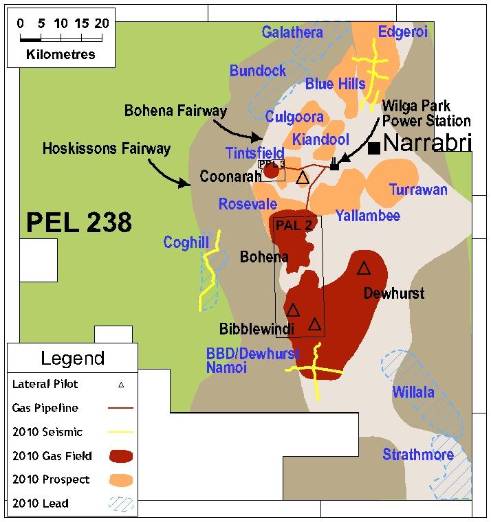 About ESG Eastern Star Gas (ASX:ESG OTCQX:ESGLY), is focused on exploration, development, production and sale of coal seam gas in Australia.
