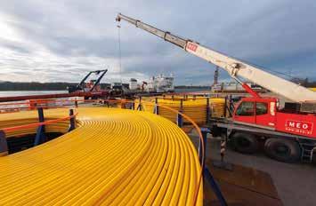 Key details of our base include: Non-tidal port 400 meters of quay Maximum draught 12 meter Maximum beam 42 meters 100 ton capacity crane on the premises,