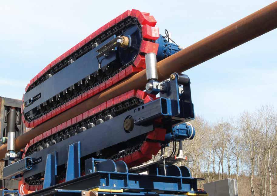 Tensioners 10T Tensioners Oceanteam Solutions has available 10t baricon tracked tensioners for installation of power cables and umbilicals. The tensioners are delivered with a control cabin and HPU.