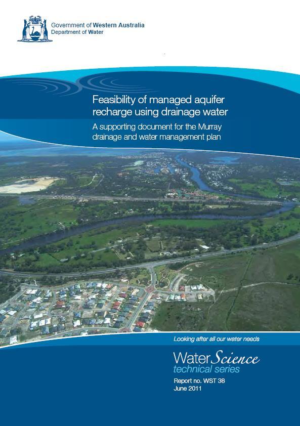 MAR feasibility study Availability how much drainage water will be available?