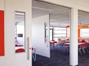 It is ideal for where space limitations call for a stacking partition system that takes up limited