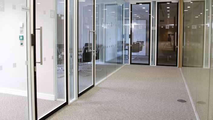 GLAZED ACOUSTIC DOORS MG800-G We are proud to have helped design and manufacture a double-glazed