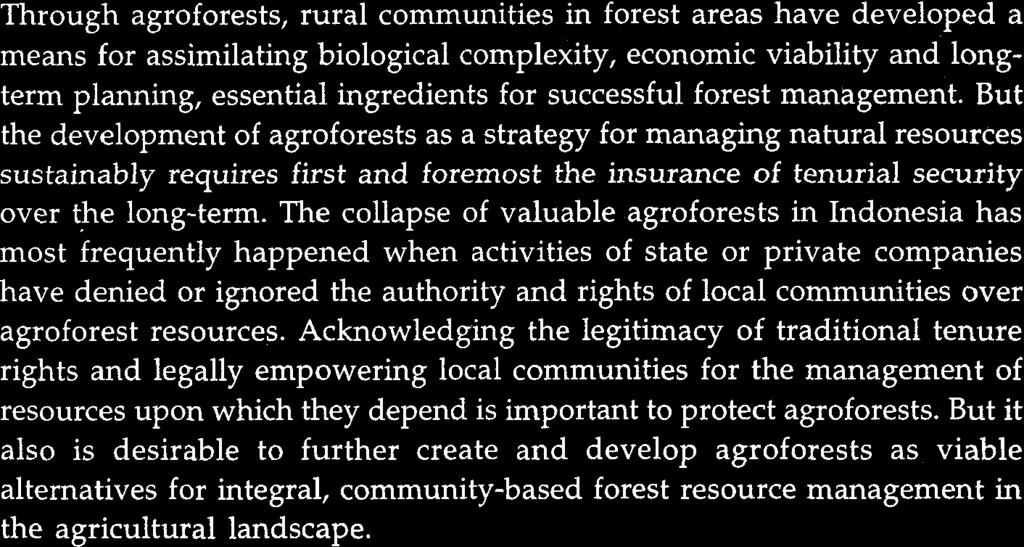 for successful forest management.