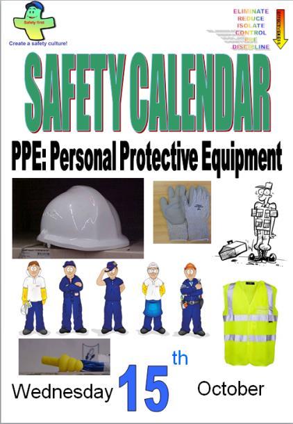 sincere communication Safety calendar New safety message each