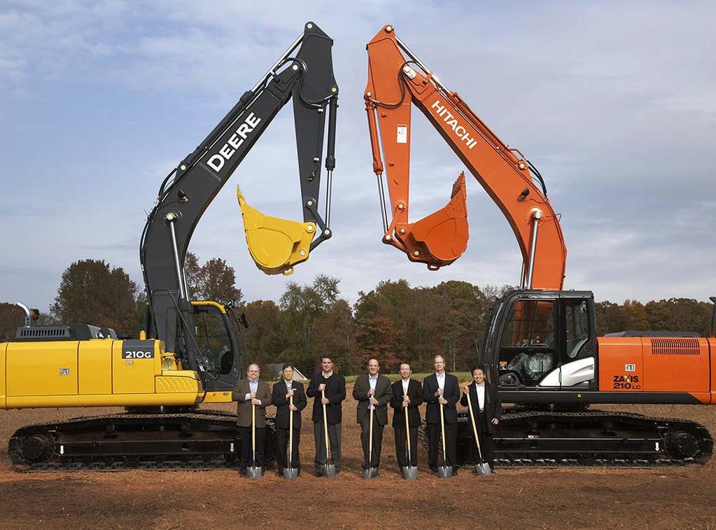 Deere and Hitachi Relationship Relationship is stronger than ever