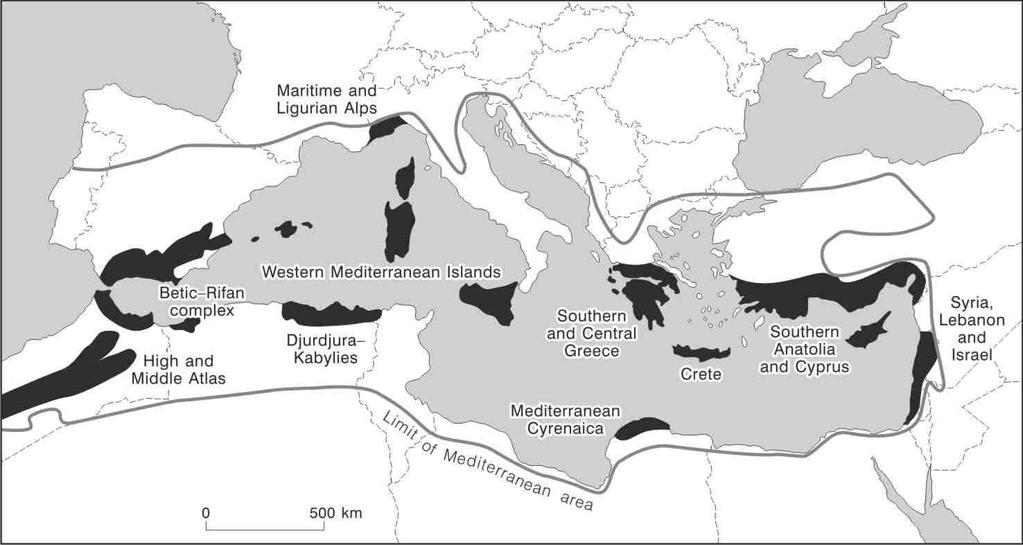 The Mediterranean region, a major hotspot of plant biodiversity 2.