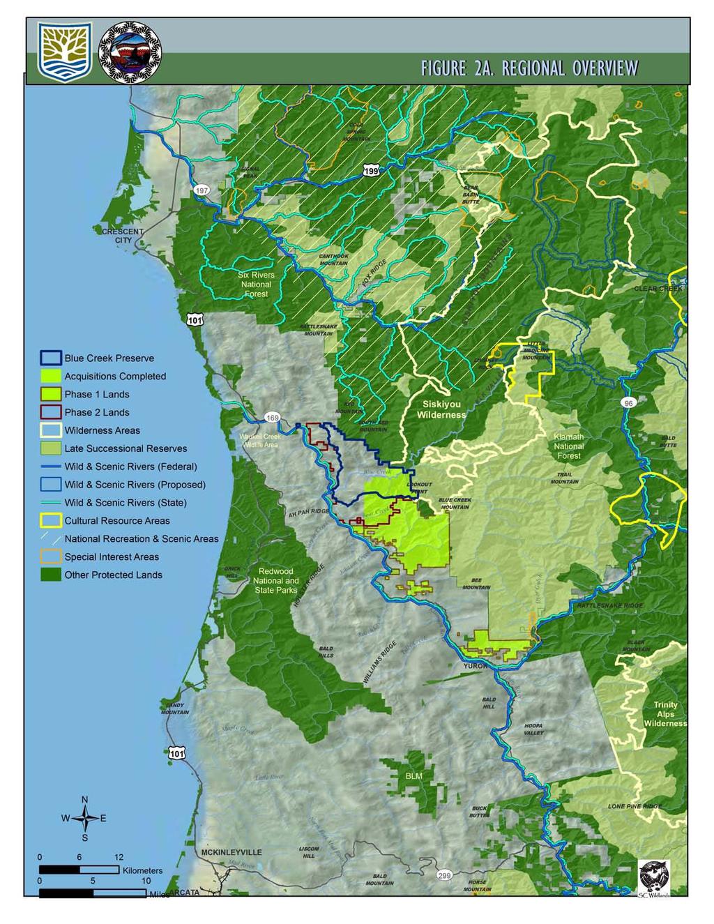 YUROK RESERVATION LOWER KLAMATH RIVER CALIFORNIA 44 miles long Approximately 1 mile on each bank Trinity River Confluence to