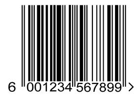 9. Choose the barcode placement Picket Fence Ladder NEVER ON THE BASE!