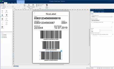 NiceLabel Design and Print software helps you quickly design labels and create an eicient printing process so you can focus on running your business instead of worrying about print errors every day.