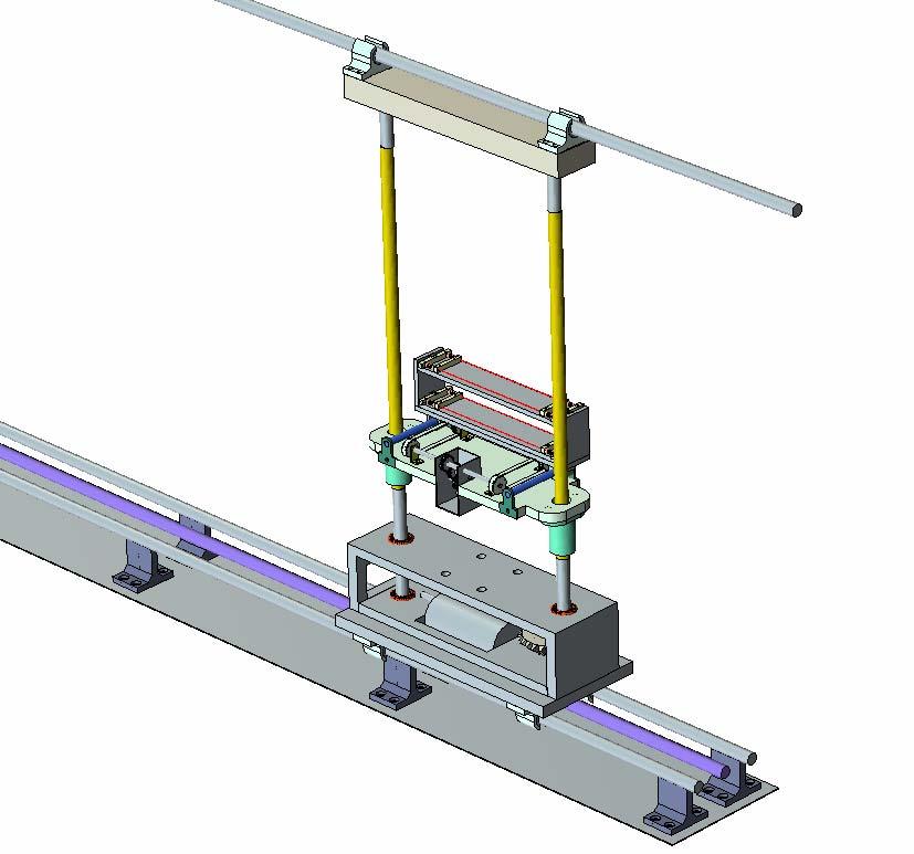 Figure 12. Bi-directional container lift mechanism of the physical simulator 9.