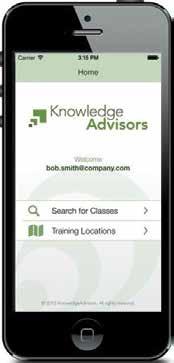 The first version of the app allows students to view a list of all classes or programs scheduled within an organization s MTM account.
